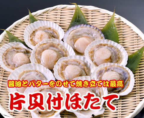 片貝付きほたて